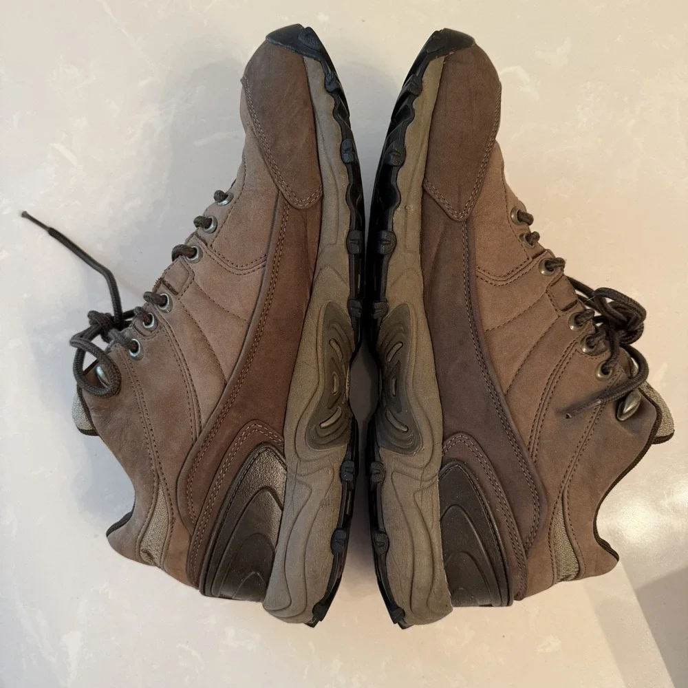 New Balance 974 Hiking Shoes Mens Size 13 Brown Leather MW974BR Waterproof